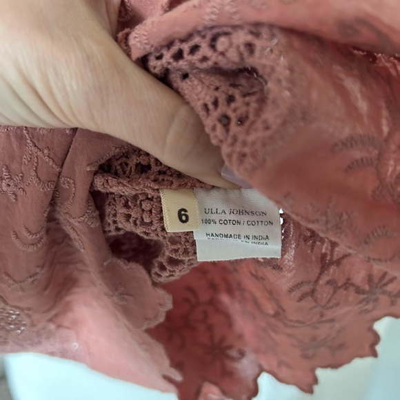 Ulla Johnson Sadie Lace Blouse Embroidered - Picture 6 of 7